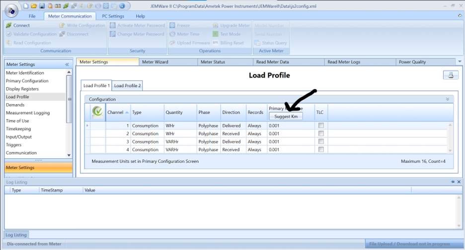 PHOTO OF JEMWARE SOFTWARE SUGGESTED KM USER INTERFACE 